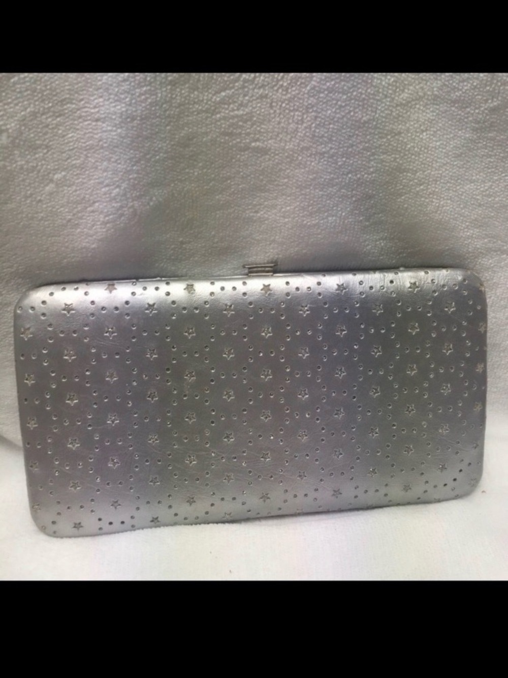 Slim Wallet with Silver Stars